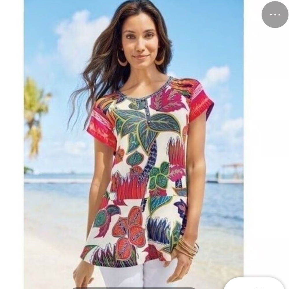 Soft surroundings women tunic/top